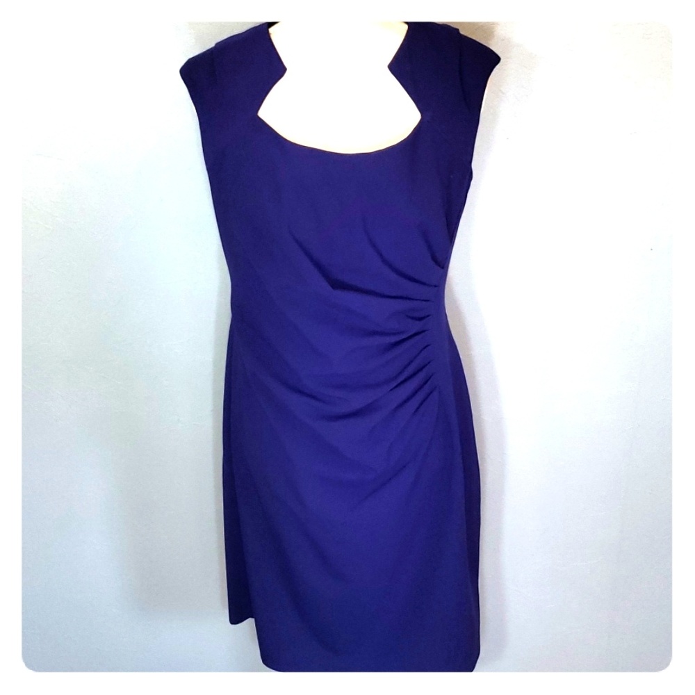 Calvin Klein Plus Size 16 Purple Formal Dress